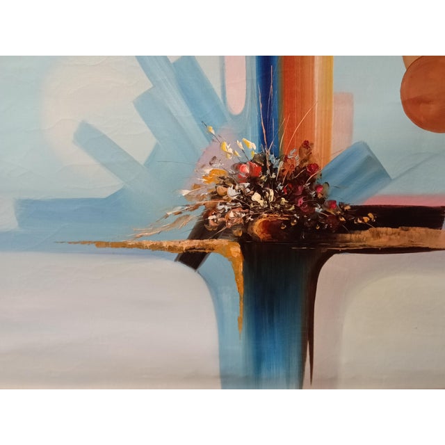 (Batlansen) Abstract Original Painting (Custom Frame) For Sale - Image 4 of 5