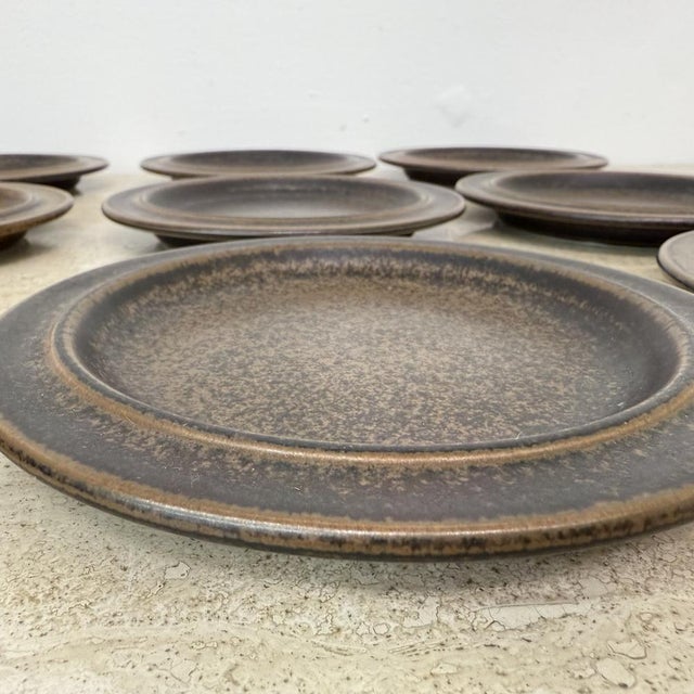 Vintage Plates by Ulla Procope for Arabia, 1970s, Set of 9 For Sale - Image 9 of 18