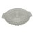 Vintage Clear Pressed Glass Cake Plate With Handles in 'Waterford' Pattern by Anchor Hocking For Sale