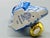 Ceramic Vintage MCM Herend Blue Fishnet Goose W/ Egg Figurine For Sale - Image 7 of 8