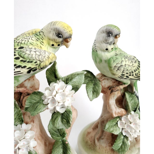 Figurines Parrots Pair For Sale - Image 9 of 12