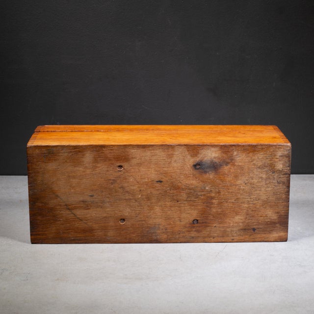 Globe-Wernicke Index Card Catalog Box c.1920 For Sale - Image 10 of 10