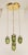 Art Nouveau Brass and Glass Chandelier, 1890s For Sale - Image 17 of 17
