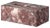 Pink Marble Rectangular Tissue Box by Royal Bee Design For Sale