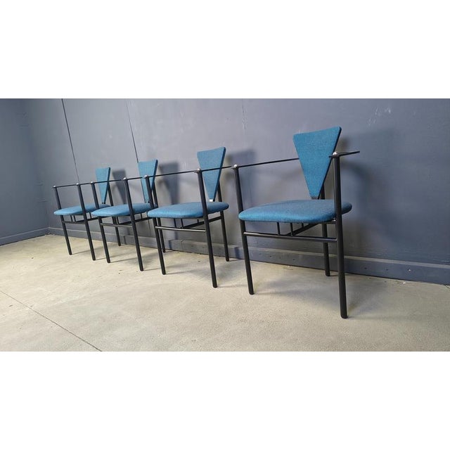 Vintage Dining Chairs from Belgo Chrom, 1980s, Set of 4 For Sale - Image 6 of 11
