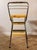1970s Vintage Cosco Stylaire Yellow Chrome Step Stool Chair For Sale - Image 5 of 9