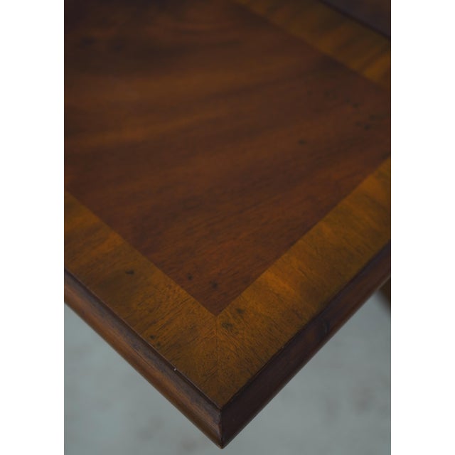Maitland Smith Mahogany Drop Side Empire Sewing Table For Sale - Image 9 of 18