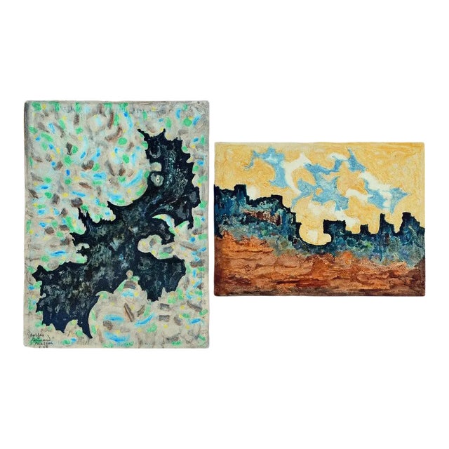 Colorful Monotypes by Georges-Armand Masson - A Pair For Sale