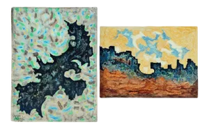 Colorful Monotypes by Georges-Armand Masson - A Pair