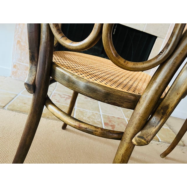 Antique Bentwood Dining Chairs, Set/3 For Sale In New York - Image 6 of 14
