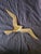 Vintage Brass MCM Flying Bird | Wall Decor