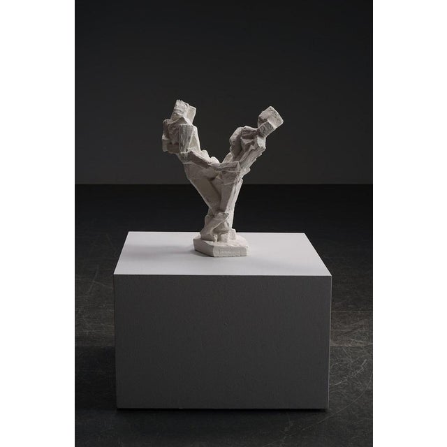 Cubist Abstract Sculpture, 1940s, Plaster For Sale - Image 9 of 14