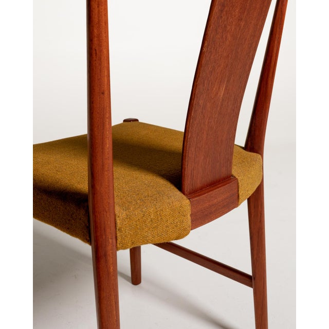 Brown Teak Chairs by Bertil Fridhagen for Bodafors, 1962, Set of 4 For Sale - Image 8 of 12