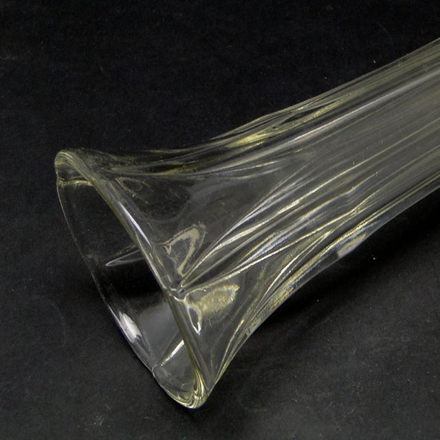 Glass Art Deco Vase from Krosno, Poland, 1950s For Sale - Image 7 of 8