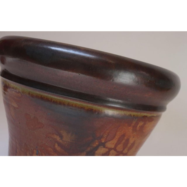 Large Vintage Architectural Studio Pottery Botanical Planter by Deanna Nichols For Sale - Image 11 of 14