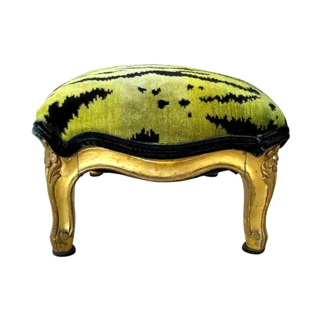 Louis XV Scalamandrè Footstool For Sale - Image 4 of 11