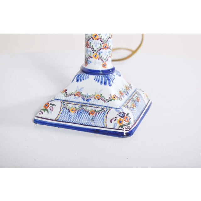 Ceramic Table Lamp in Portuguese Ceramic from Candal, 1920 For Sale - Image 7 of 14