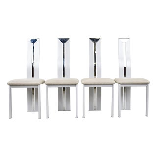 Vintage Postmodern Dining Chairs, 1980s, Set of 4 For Sale