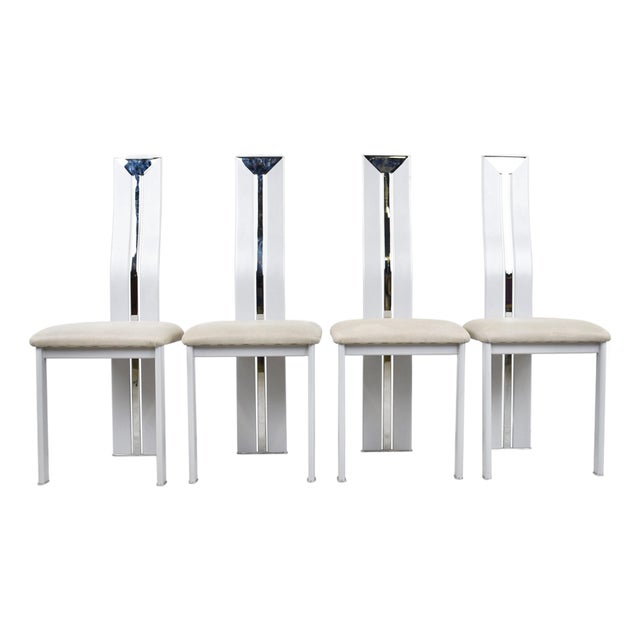 Vintage Postmodern Dining Chairs, 1980s, Set of 4 For Sale