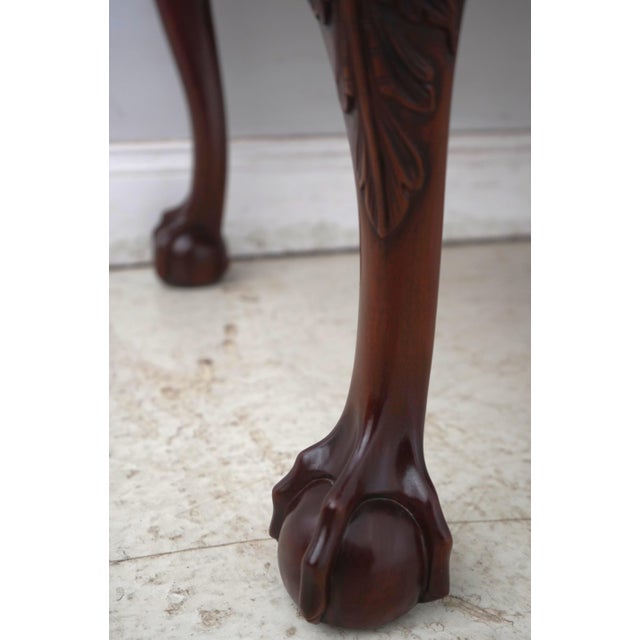 1990s Baker Colonial Williamsburg Collection Chippendale Mahogany Highboy For Sale - Image 10 of 17