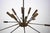 1950s Brass Sputnik 16-Arm Chandelier from Stilnovo, Italy, 1950s For Sale - Image 5 of 12