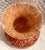Murano Vintage Murano Style Maestri Vetrai" Azzurra Italy Orange Vase For Sale - Image 4 of 6