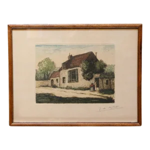20th Century "The Millet Family Home" by Jean-Charles Millet, French
