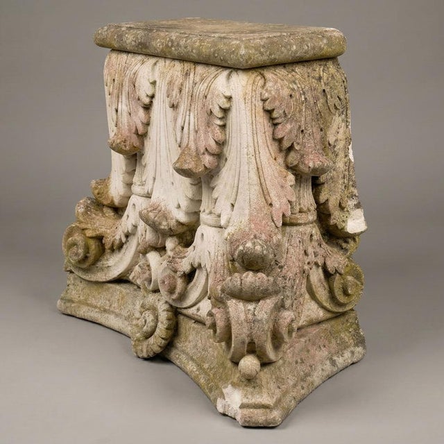 Corinthian Stone Capitals, 1800s, Set of 4 For Sale - Image 13 of 18