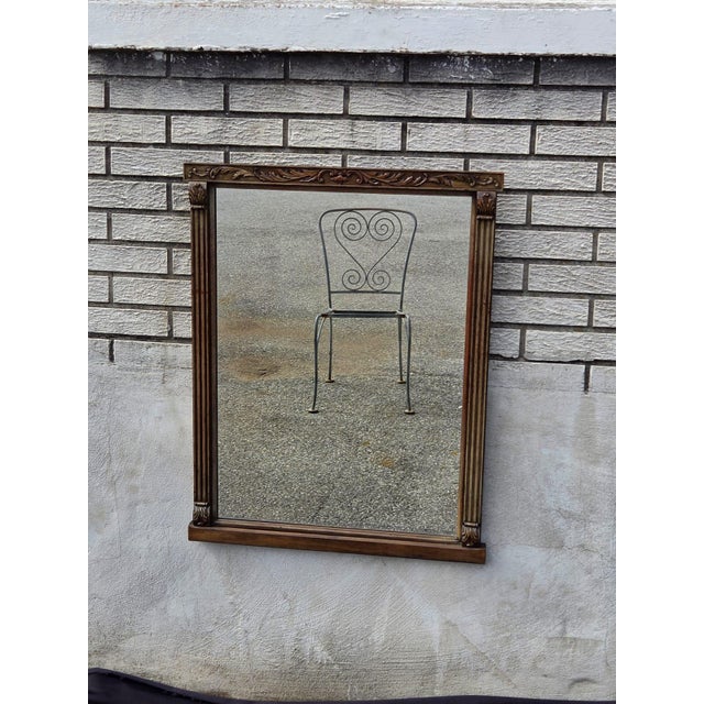 1920 Regency Style Walnut Mirror. For Sale - Image 13 of 14