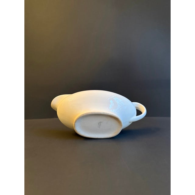 1960s Mid-Century Modern Crooksville China Company White Gravy Boat For Sale In Atlanta - Image 6 of 6