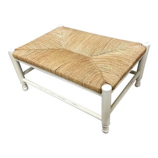 1980s Painted French Country Footstool For Sale