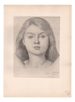 Pierre Puvis de Chavannes, L'Espérance, Lithograph on Paper