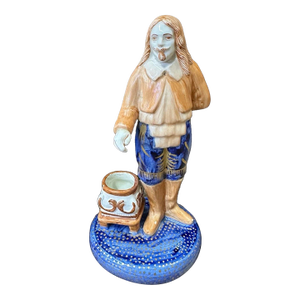 1970s Porcelain Figure Signed Tre Spain Unusual Unique 7in