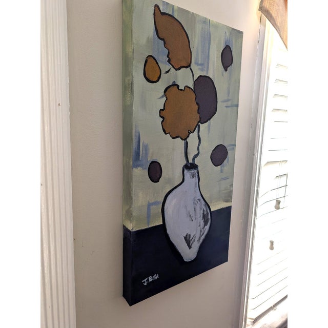 2020s Stillness - 12x24" Oil Painting For Sale - Image 5 of 6