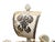 Vintage Asian Cream Bone Inset Treasure Ship Display Art Figure For Sale - Image 11 of 16