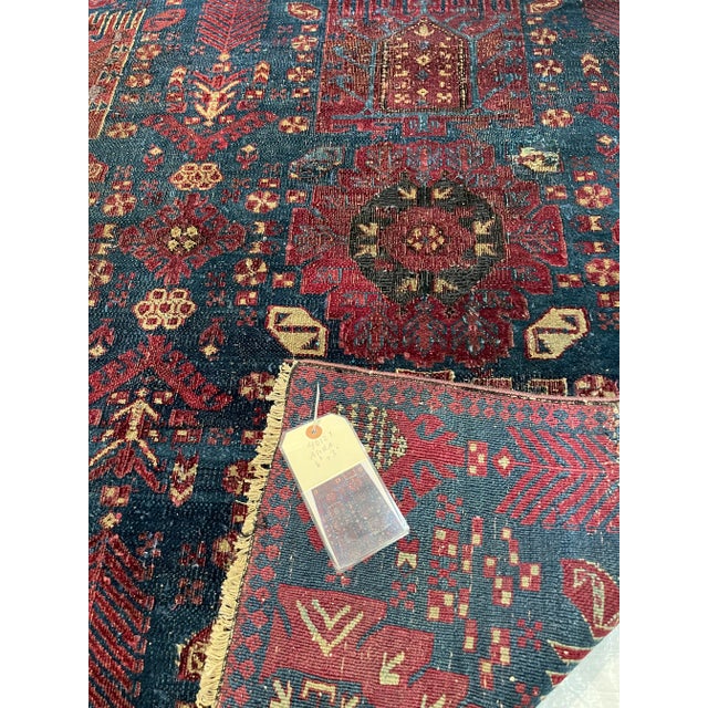 Antique Indian Agra Traditional Design Rug 6'8''x3'11'' For Sale - Image 4 of 7