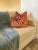 Not Yet Made - Made To Order Orange Maze Velvet Decorative Throw Pillow Cover For Sale - Image 5 of 6