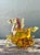 Plastic Vintage Amber Cast Lucite Running Horse Sculpture For Sale - Image 7 of 15