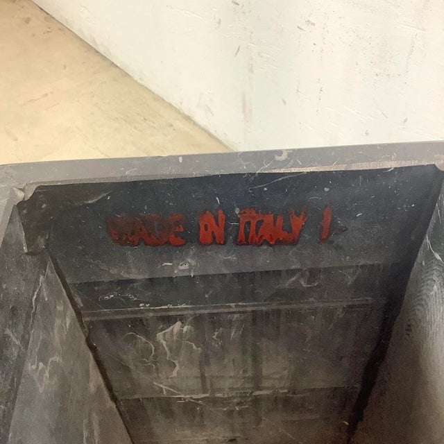 Black Vintage Nero Marquina Marble Coffee Table For Sale - Image 8 of 12