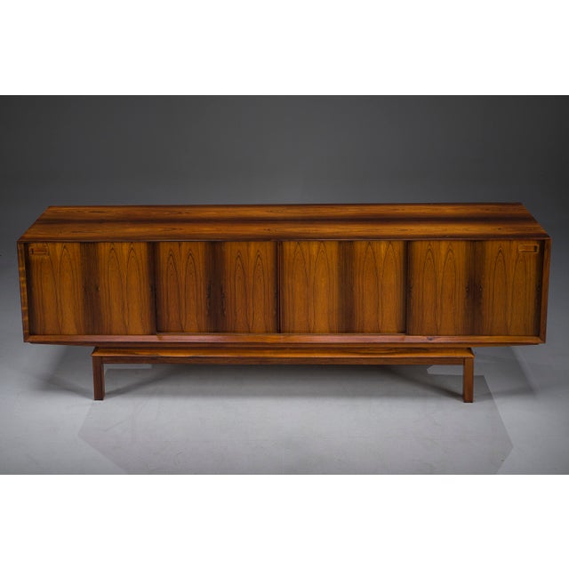 Exceptional large Danish mid-century sideboard attributed to Johannes Andersen for Christian Linnebergs Møbelfabrik,...