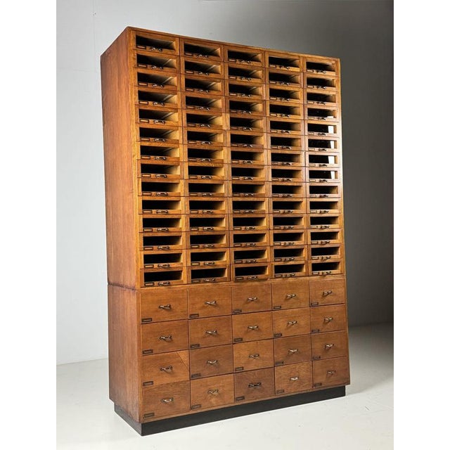 Vintage Haberdashery Cabinet in Wood For Sale - Image 14 of 18