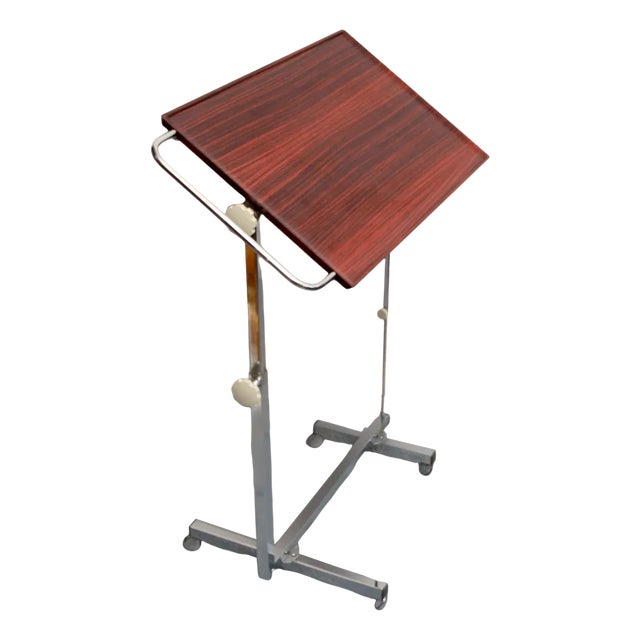 Trolley / Table in Rosewood Optics from Bremshey & Co., 1970s For Sale