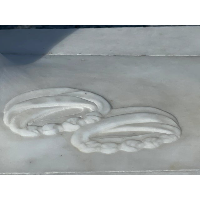 Neoclassical Antique Grand Tour Male Marble Sculpture For Sale - Image 3 of 13