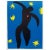 An excellent large First Edition poster after oil on canvas painting "Icarus" by Henri Matisse. Printed on one side of...