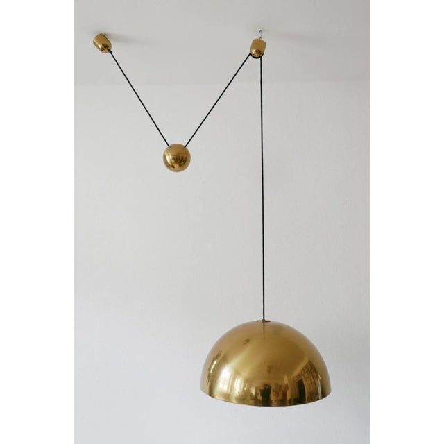 Solan Counter Balance Pendant Lamp by Florian Schulz, 1980s For Sale - Image 12 of 17