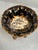 Black and Gold Decorative Pedestal Bowl For Sale - Image 10 of 15