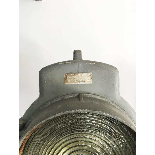 Gray Large Vintage Tripod Cinema Beacon Floor Lamp from Dante Rispoli Roma For Sale - Image 8 of 13