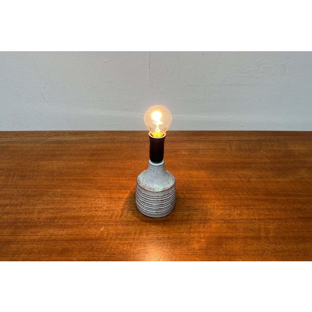 Mid-Century Modern Danish Studio Pottery Table Lamp from Axella, 1960s For Sale - Image 15 of 18