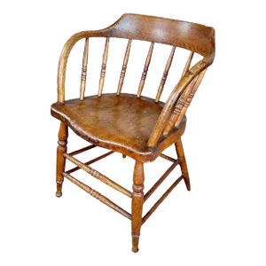 19th Century Primitive Capitan Chair