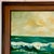 1972 Vintage Coastal Impressionist Original Seascape Oil Painting - Artist Signed, Framed For Sale - Image 9 of 12